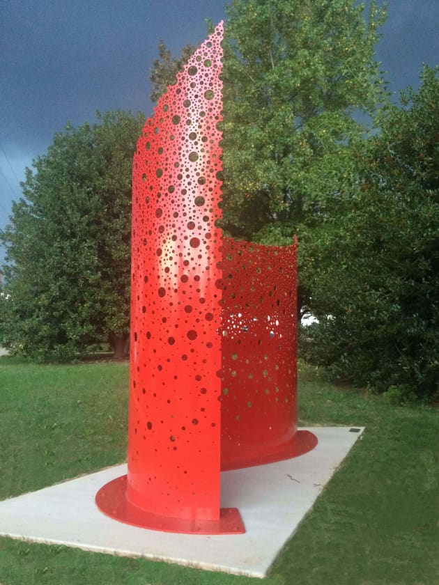 Red Orchard Wall
