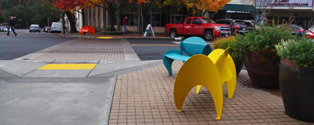 Suburban Streetscape & Plaza