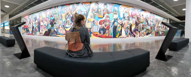 InteractiveMural dedicated to the History of Art