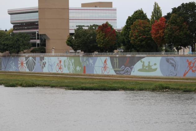 Riverscape River Run Mural