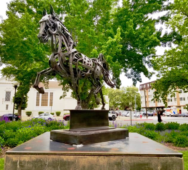 Iron Horse in Bicentennial park