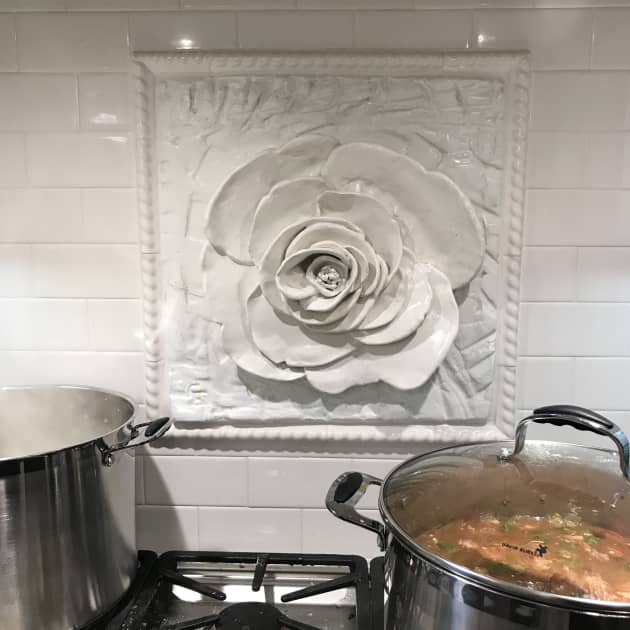 Camellia Backsplash