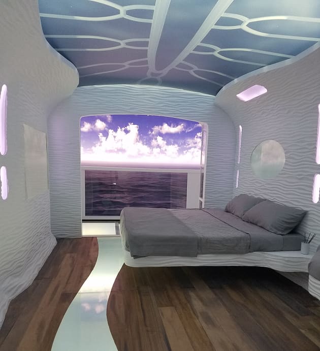 Immersive Tranquility with Digital Art on Digital Canvas