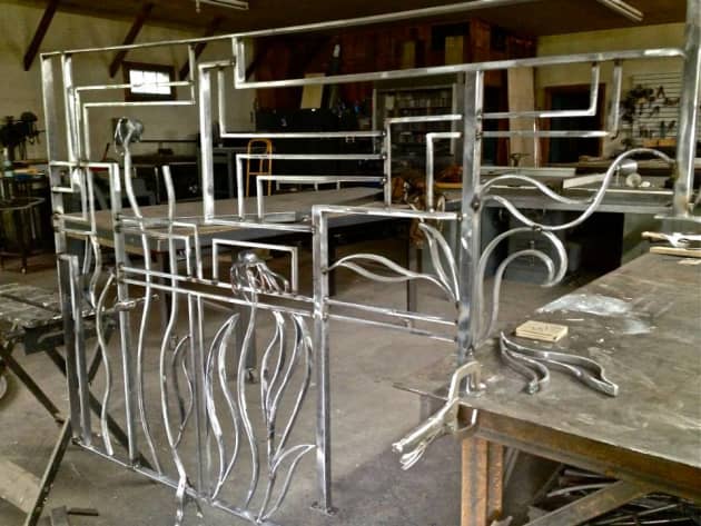 Echinacea Inspired Railing