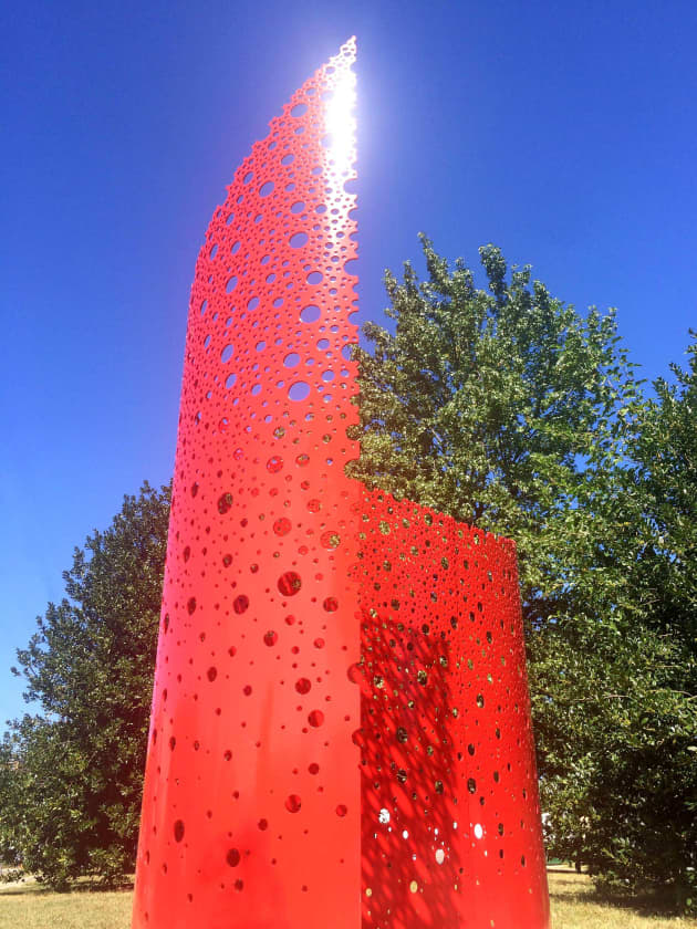 Red Orchard Wall