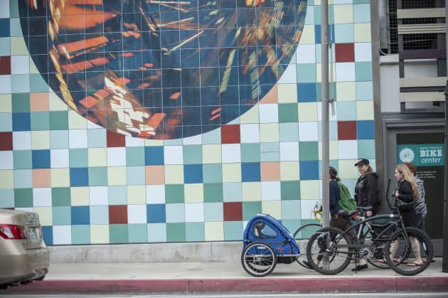 Wheels: Santa Monica Place Parking Garage