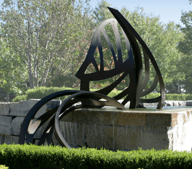 Leaves Water Feature