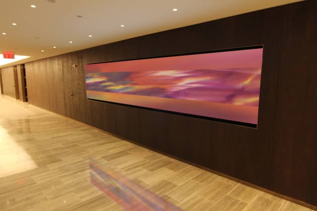 Corporate Briefing Center, video walls, Fine Art in motion