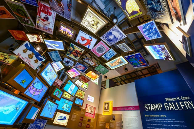 William H. Gross Stamp Gallery at Smithsonian Postal Museum