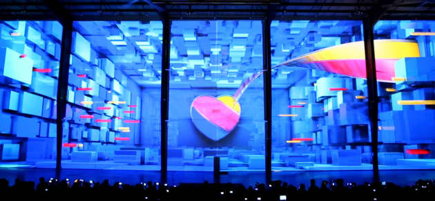 Brand re-launch with Projection Mapping