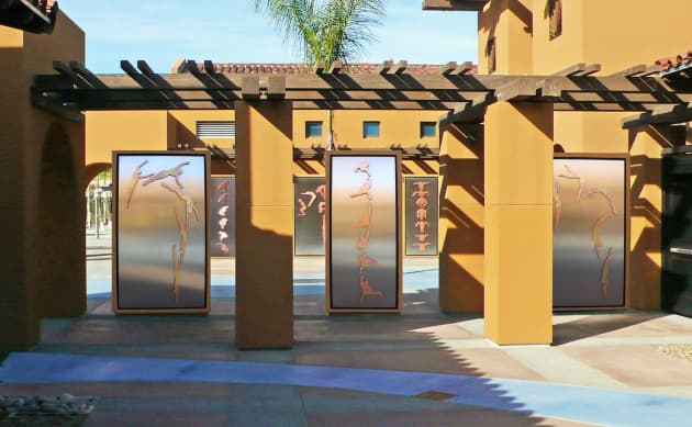 Alga Norte Community Park Aquatics Center Entry