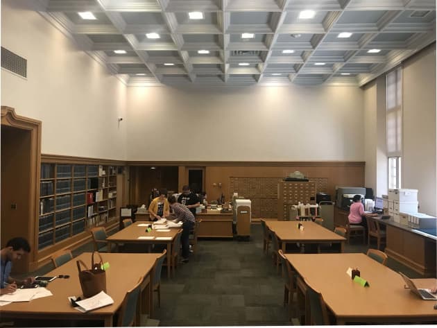 Lilly Library Reading Room Bicentennial Murals