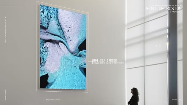 Wind of Boston : Data Paintings