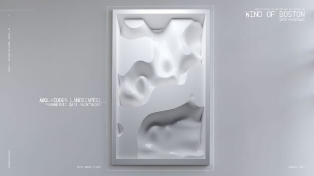 Wind of Boston : Data Paintings