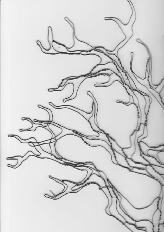 Zengo Restaurant, Wire Wall Art Mural