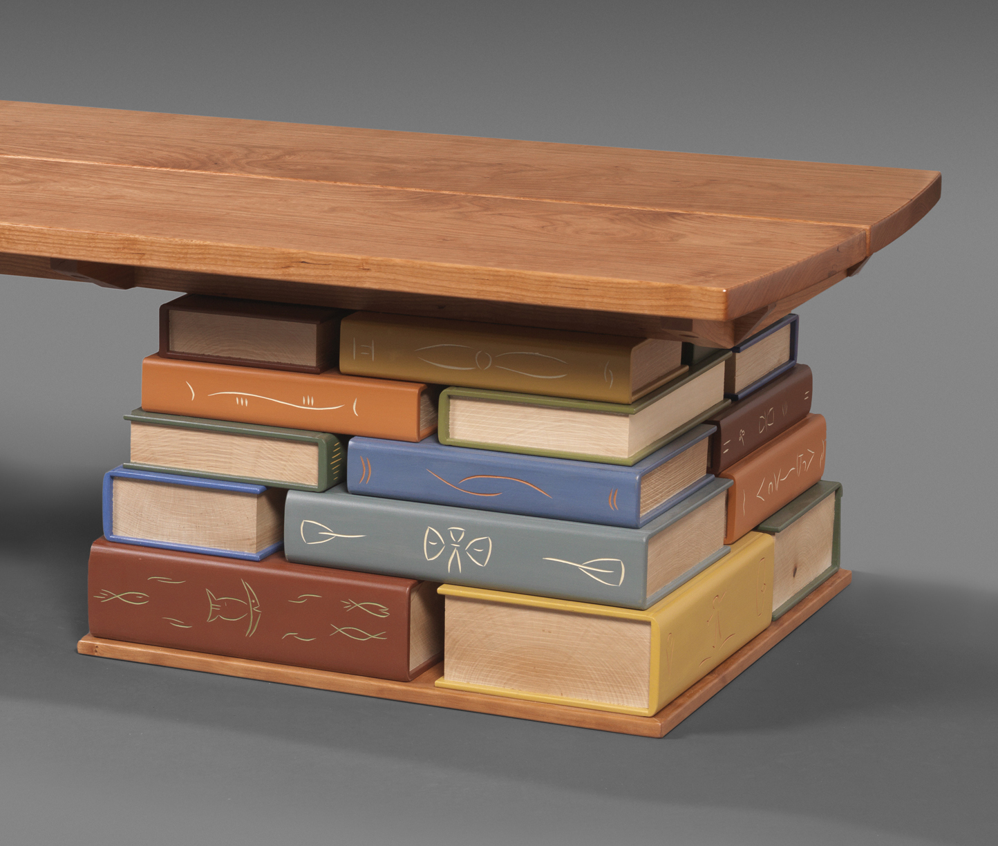 Project Book Bench for the Kent Memorial Library CODAworx