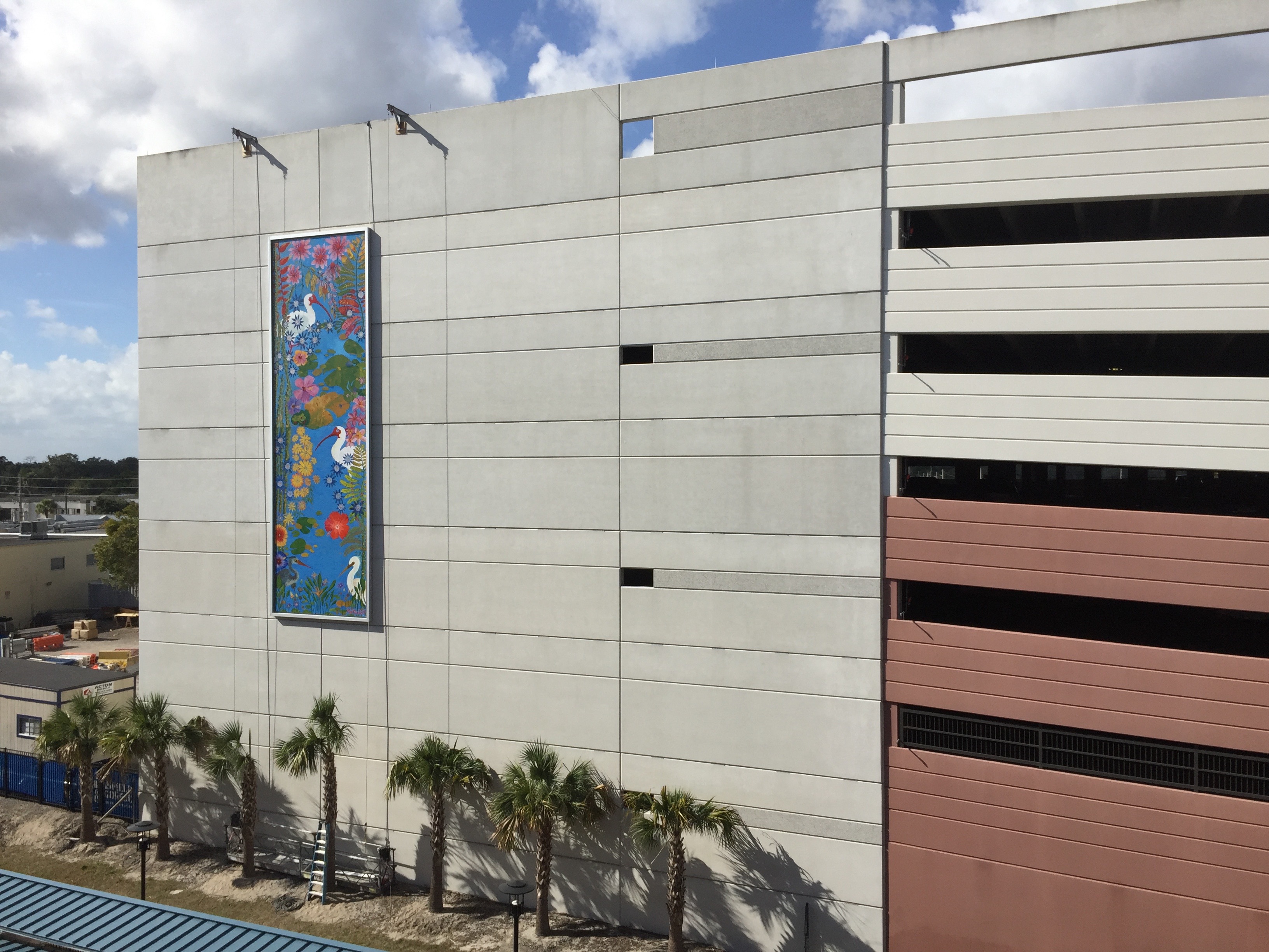 Project McRae Parking Garage SunRail Station Mural CODAworx