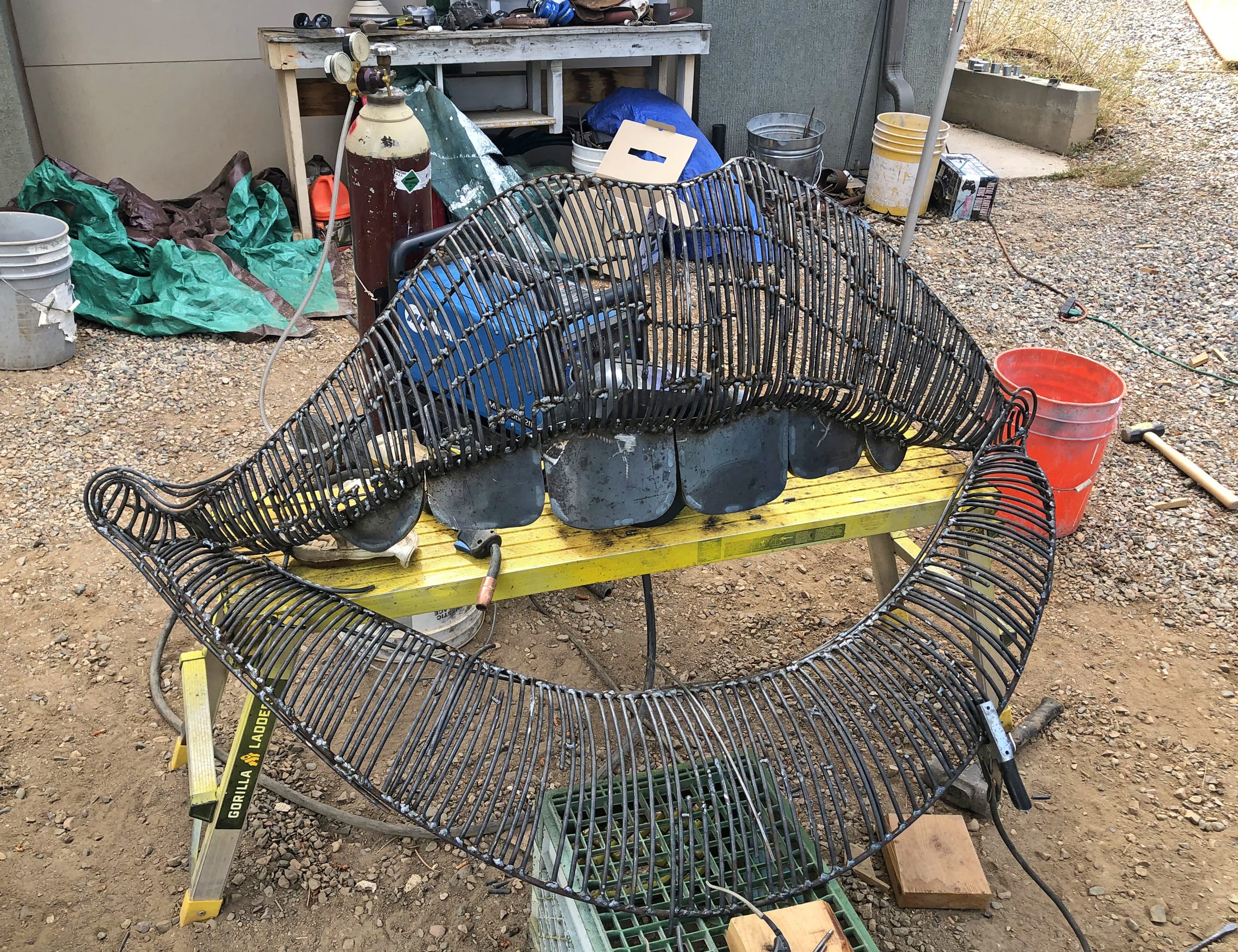 “Cryptic Voyage” suspended sculpture