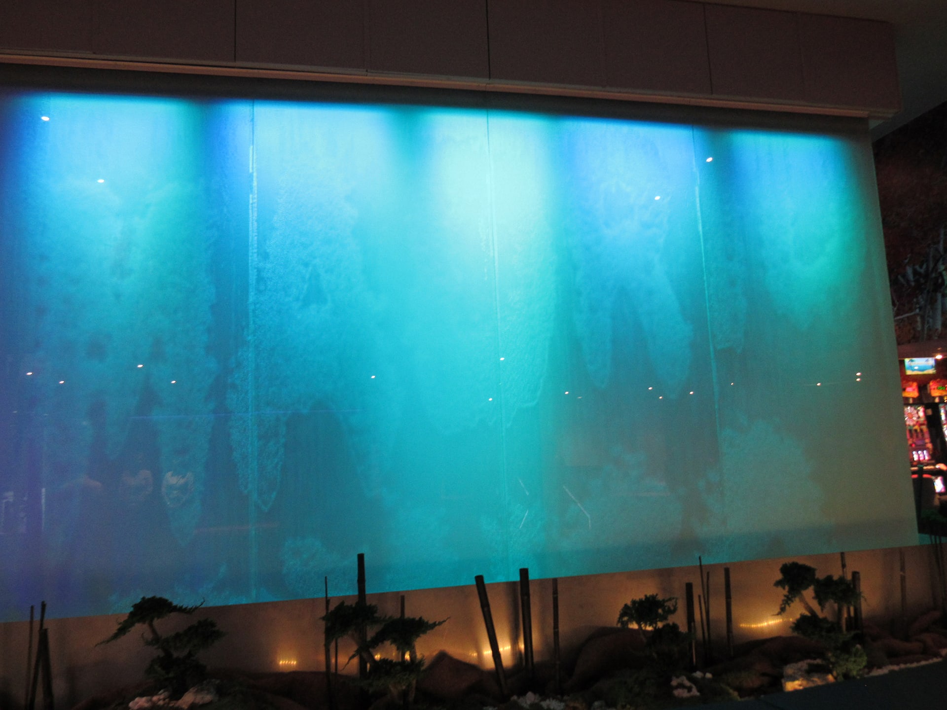 Digital Water Mural at Casino Madrid