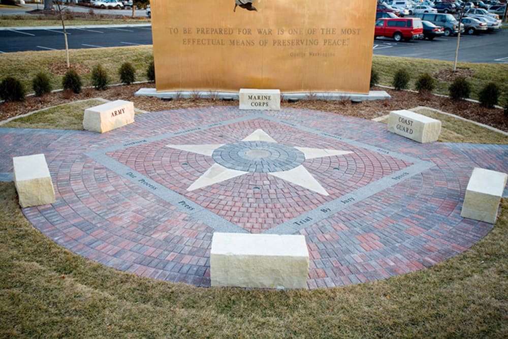 Descending Strength, Ascending Peace, Veterans Memorial