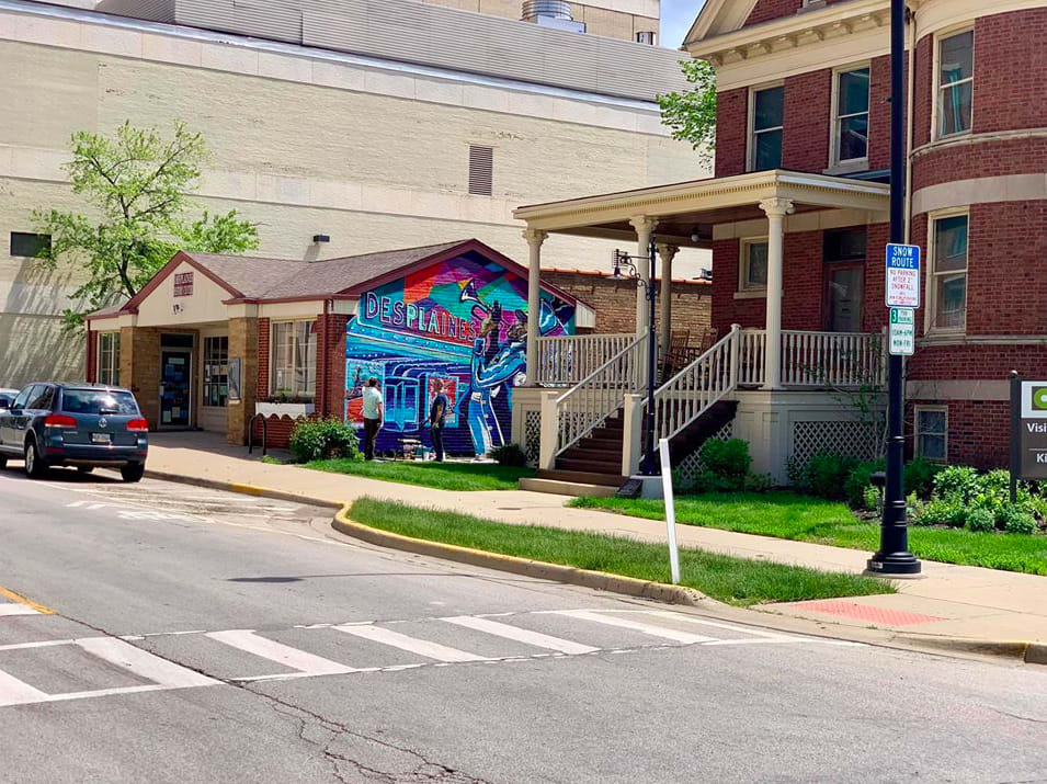Des Plaines History Center Mural