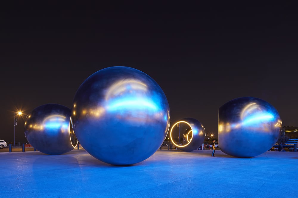 Olafur Eliasson, Seeing Spheres – Golden State Warriors Chase Center, SF CA