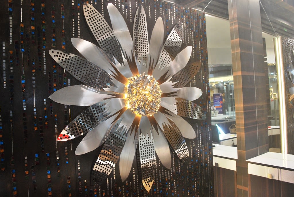 Nature With Metal stain glass