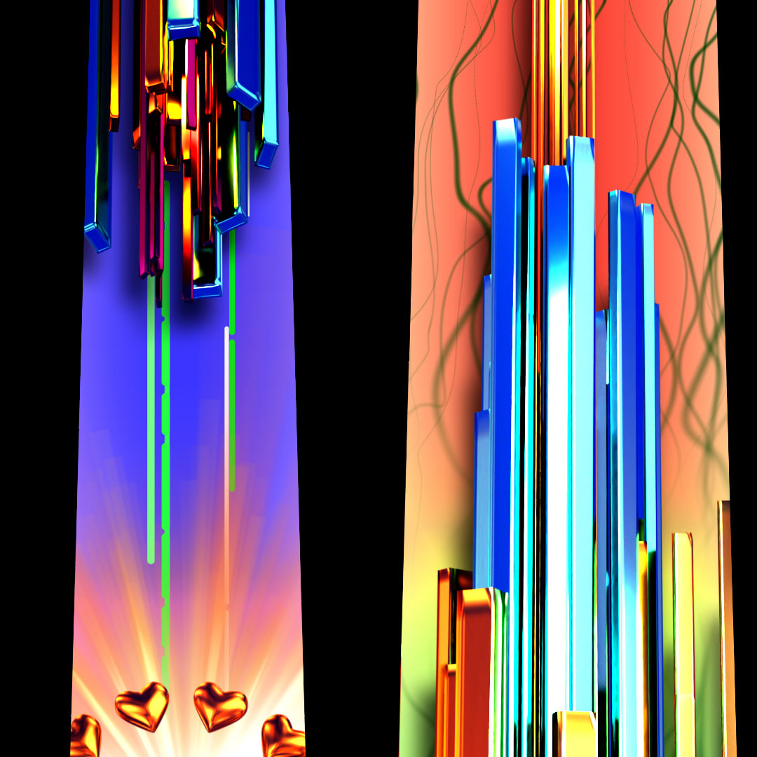 Evolve Love projection mapping Berlin TV Tower