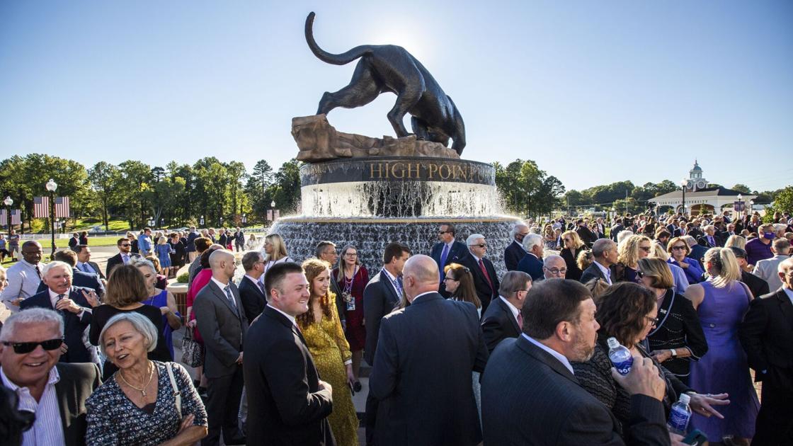 Panther Fountain for Qubein Arena