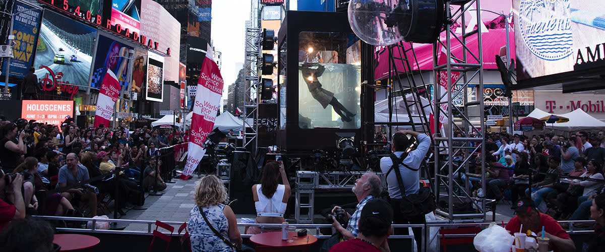 Holoscenes in Times Square NYC