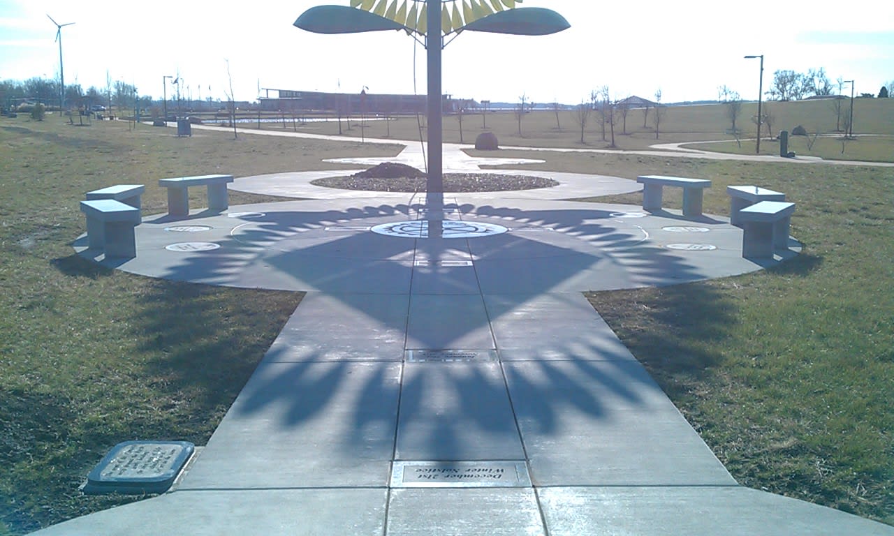 Solar Sunflower Calendar Garden
