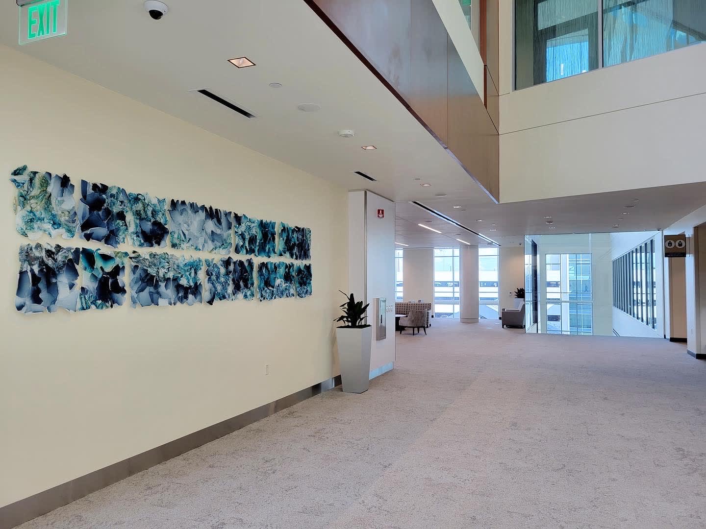 Oceana Glass wall sculpture