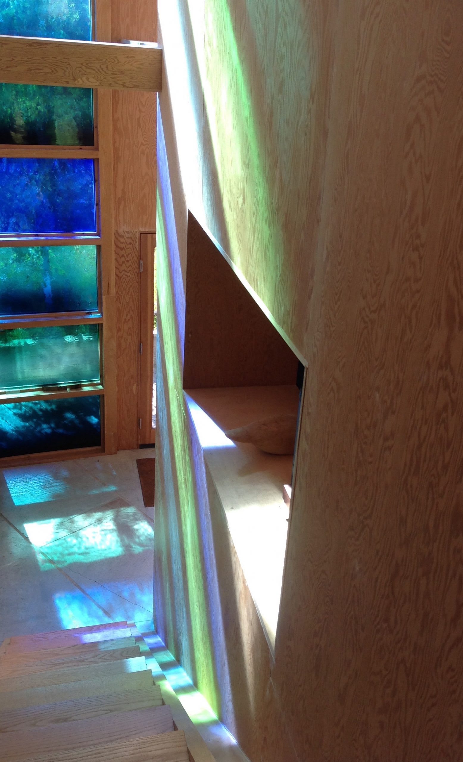 Spiral Arc House Ladder Window