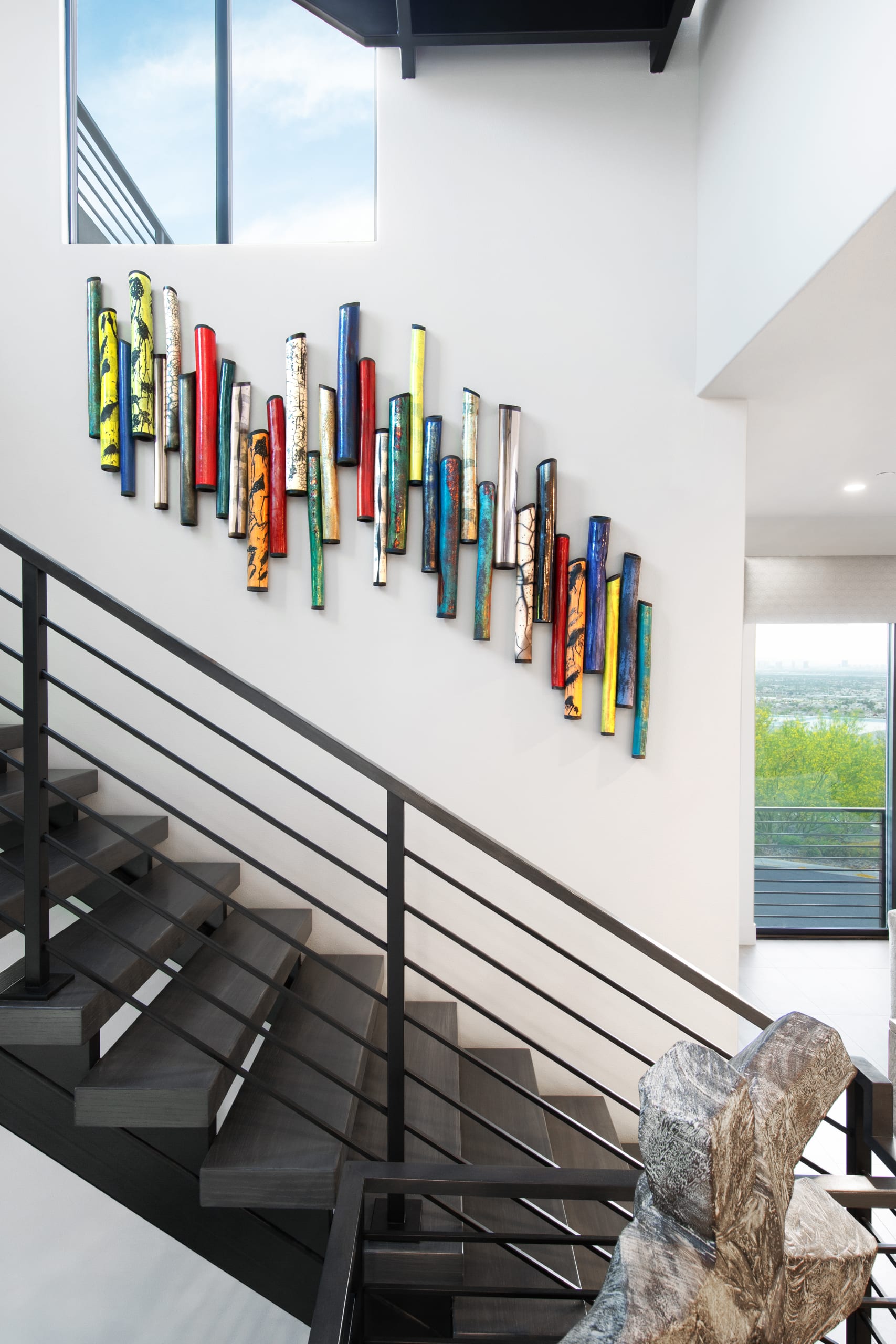 Ascending Wall Sculpture