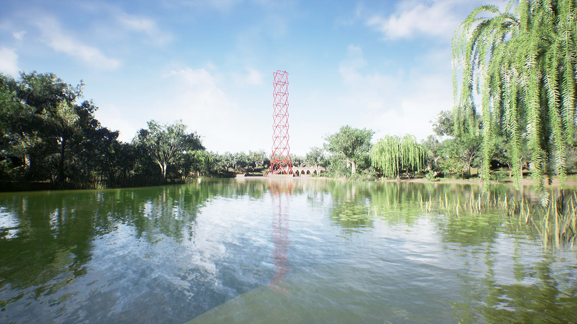 Double spiral Light Tower