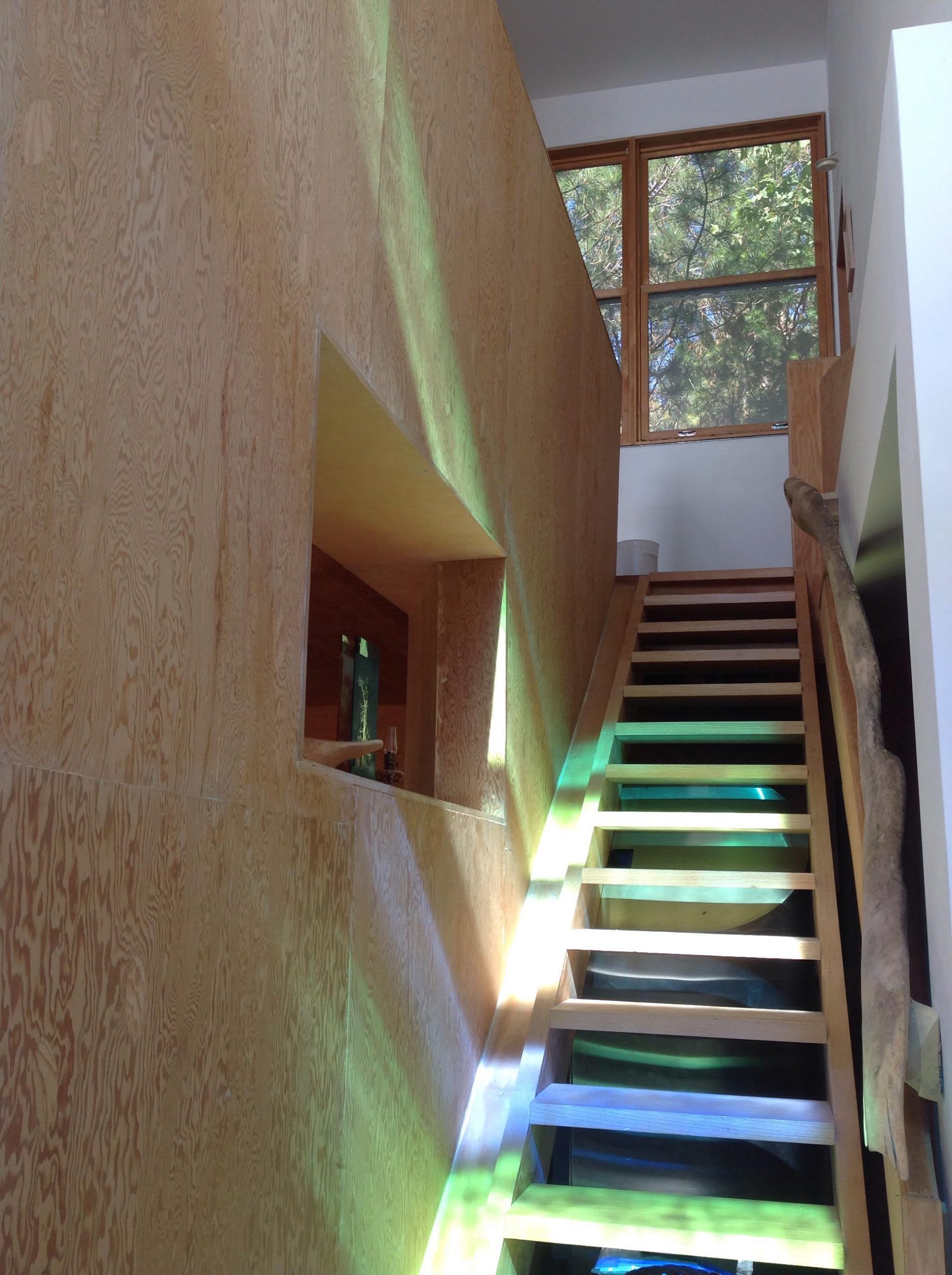 Spiral Arc House Ladder Window