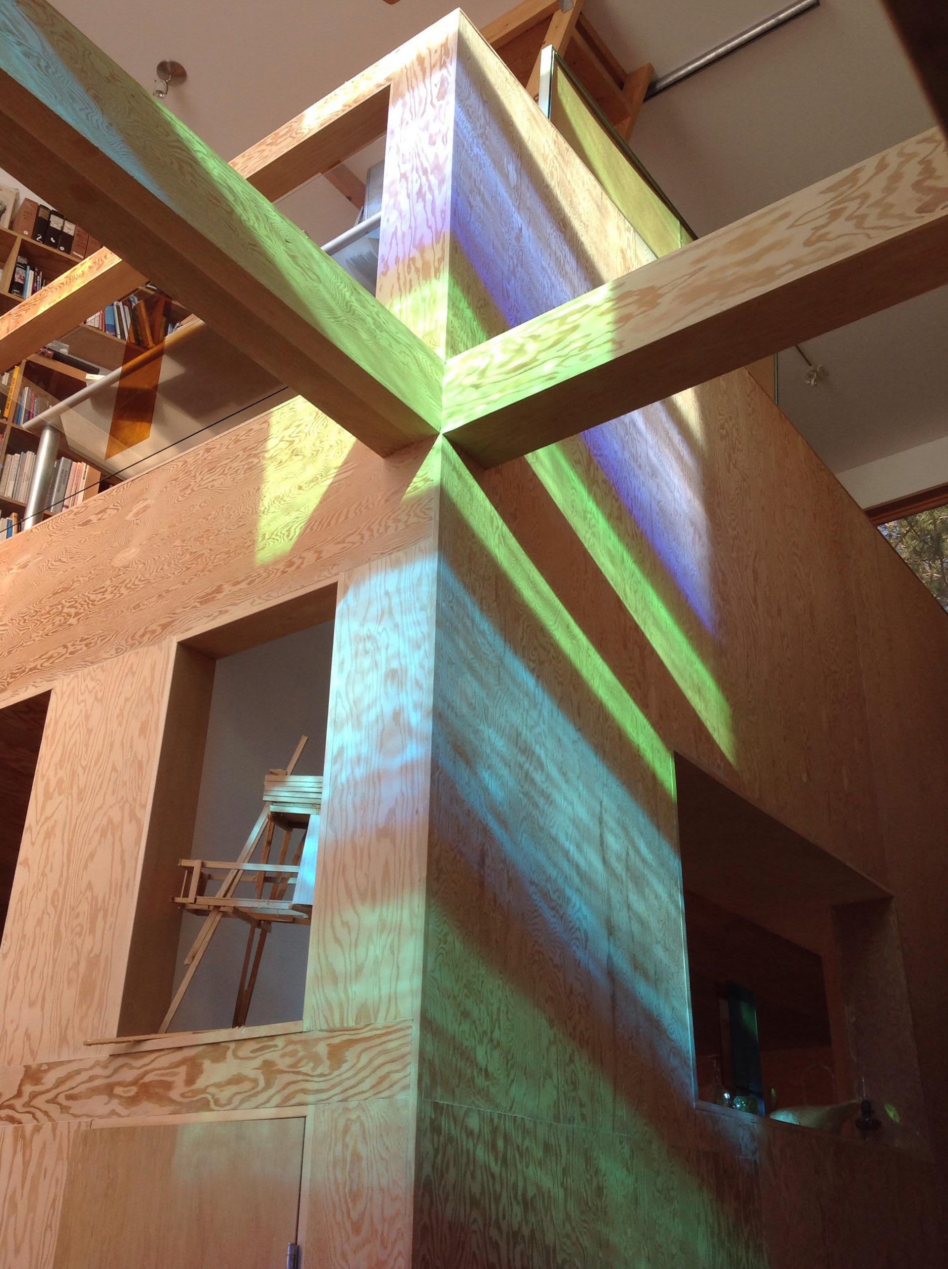 Spiral Arc House Ladder Window