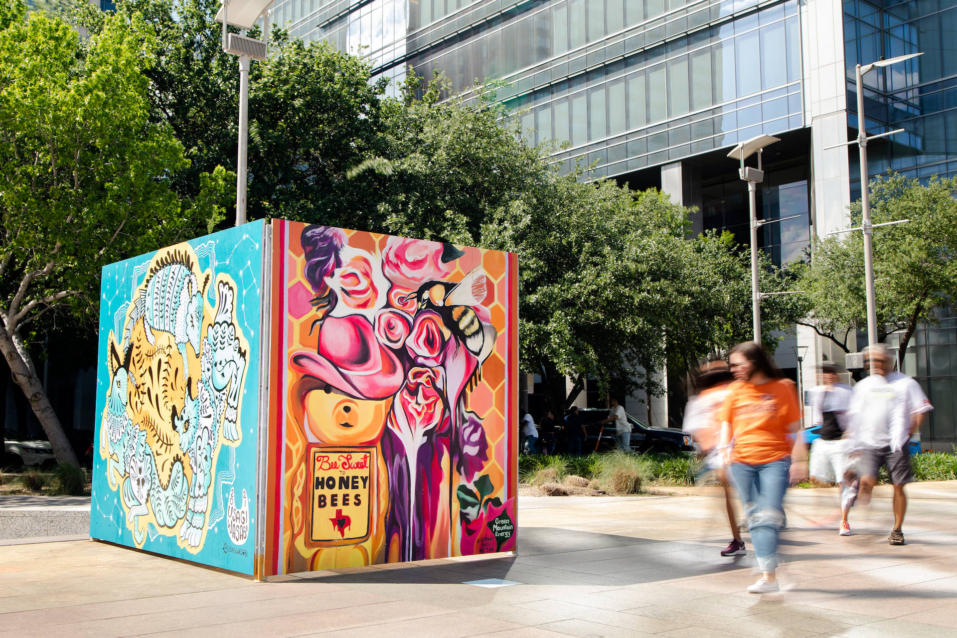 Earth Day Murals at Discovery Green