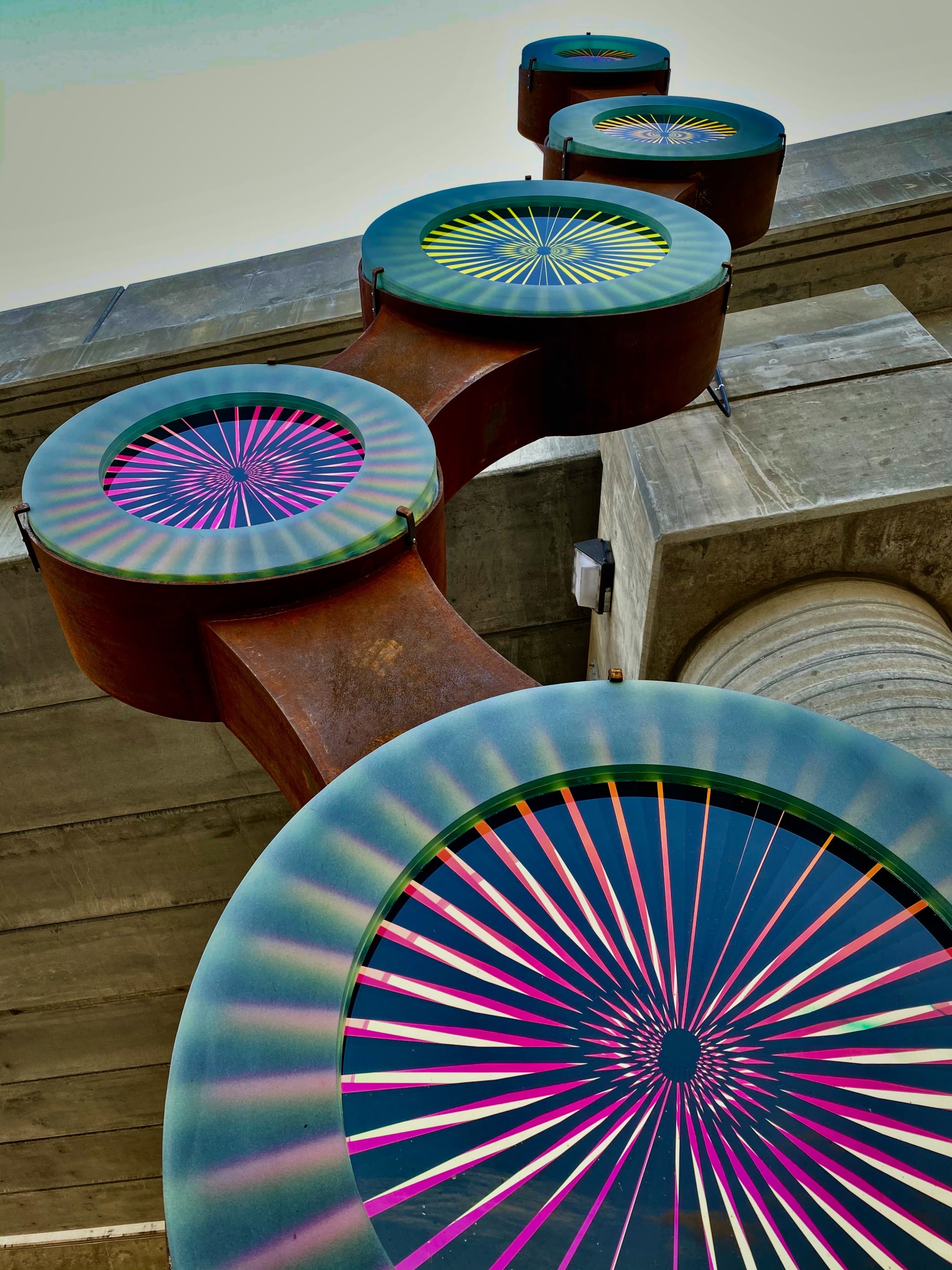 (Un)still Life With Spoked Wheels, Chancellor Rapid Transit Station