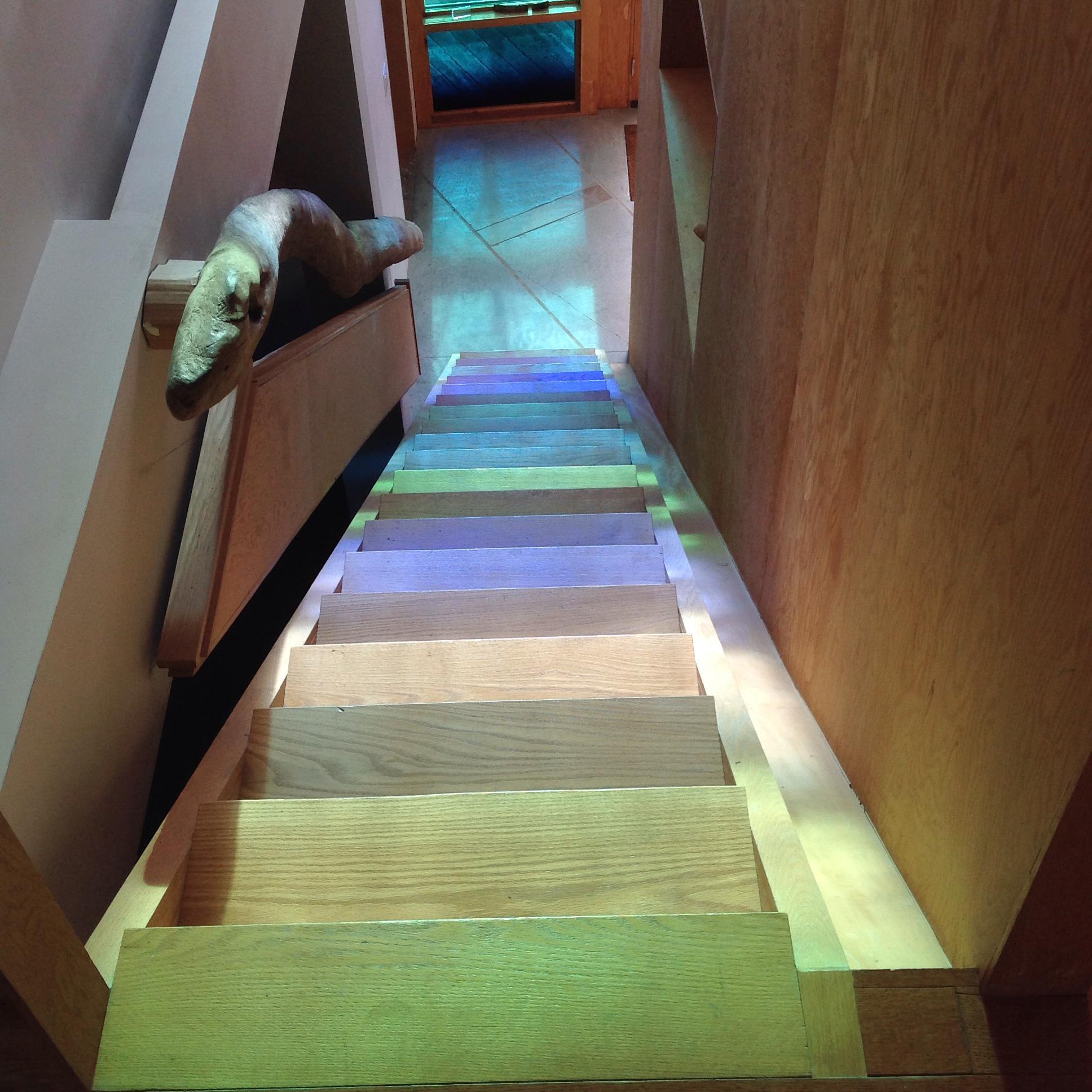 Spiral Arc House Ladder Window