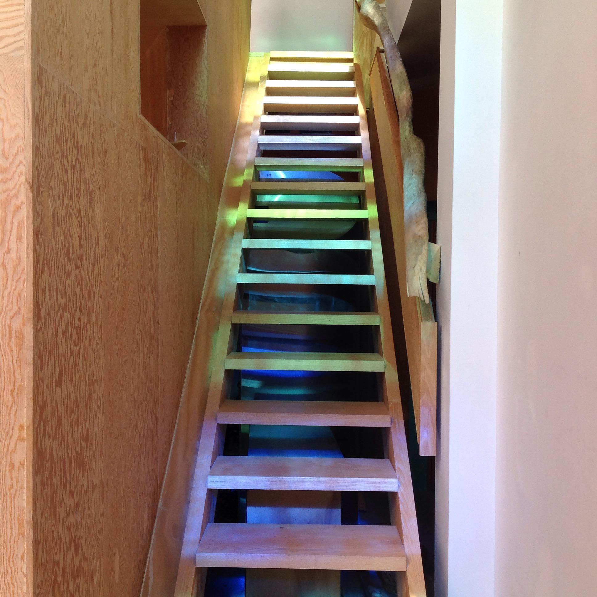 Spiral Arc House Ladder Window