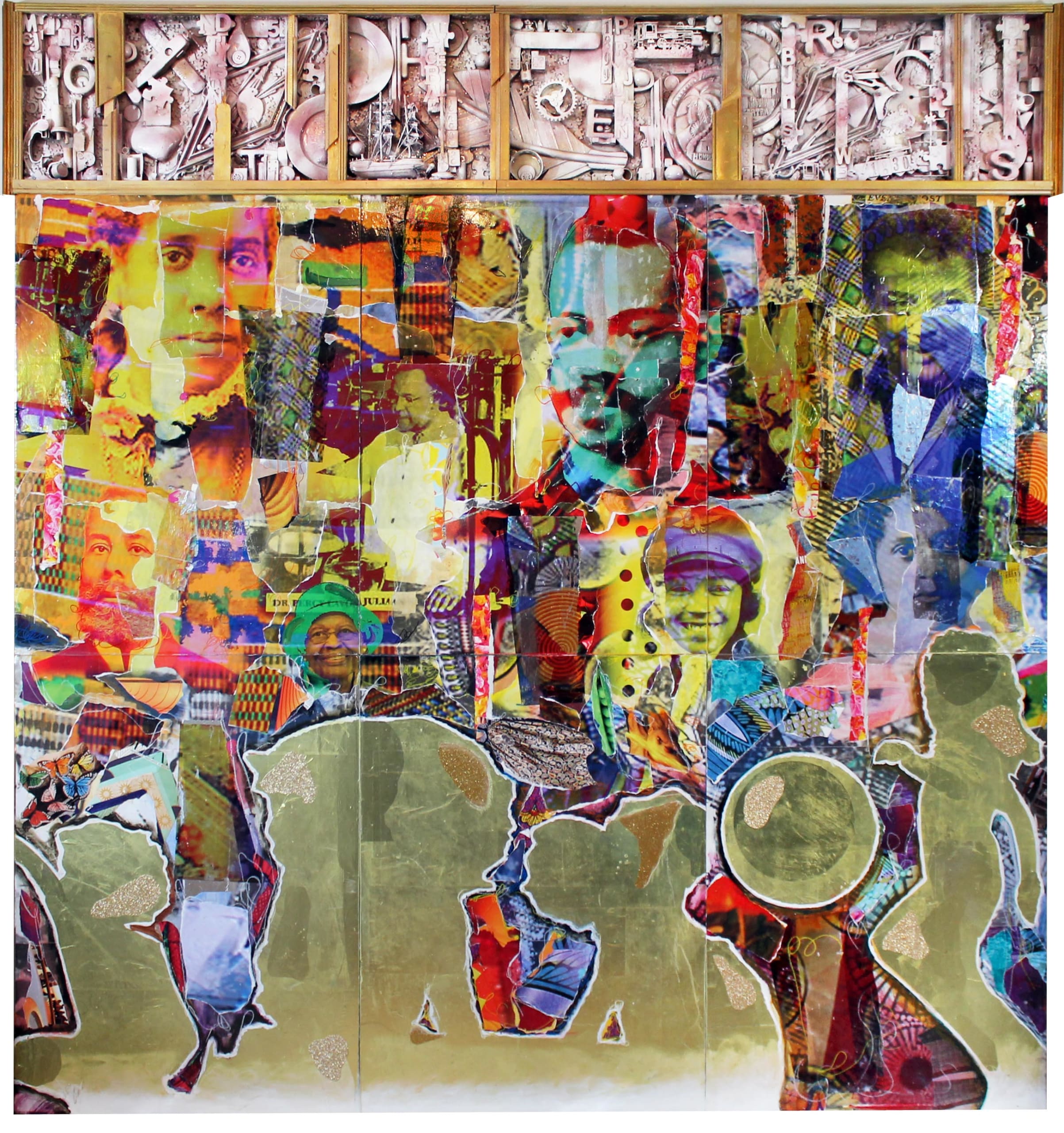 Smothers Elementary School Mural and Wall Sculpture