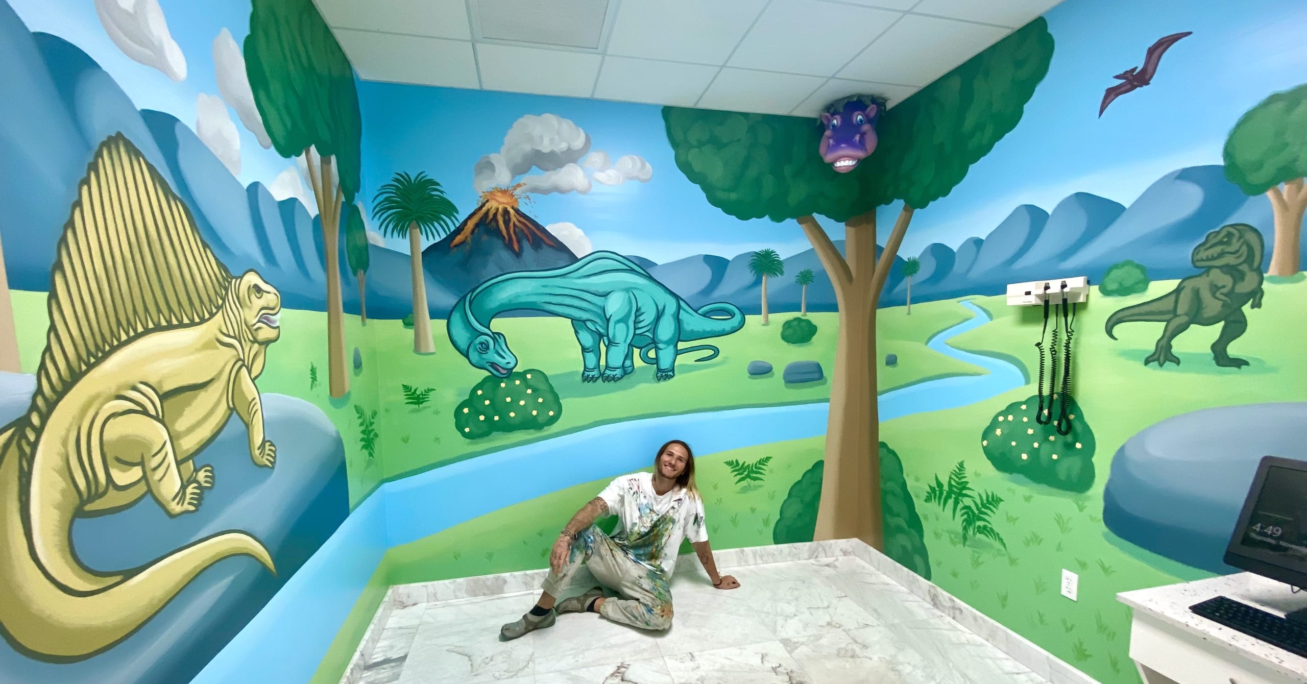 Miami Pediatric Jungle Murals