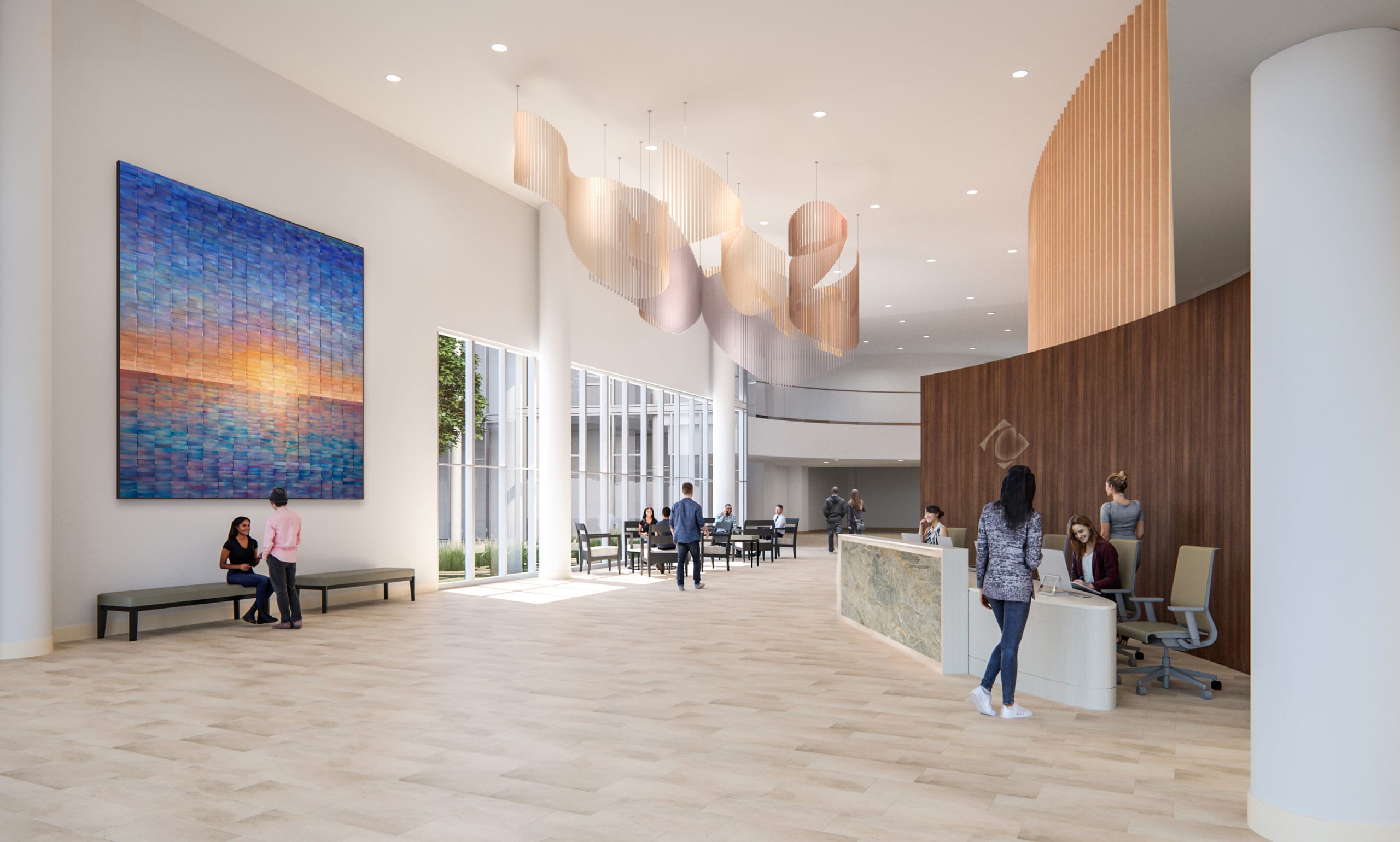 Healthcare Lobby Signature Wall Art