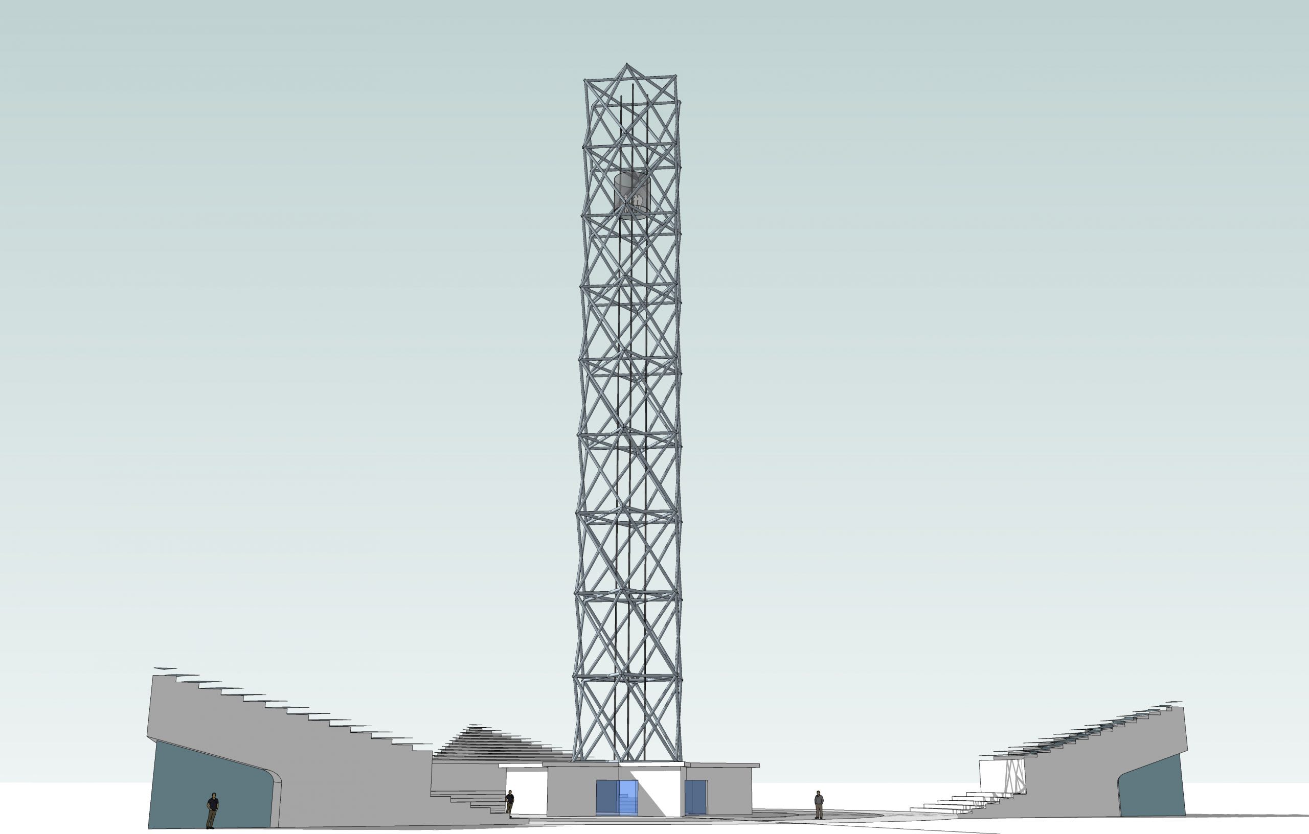 Double spiral Light Tower