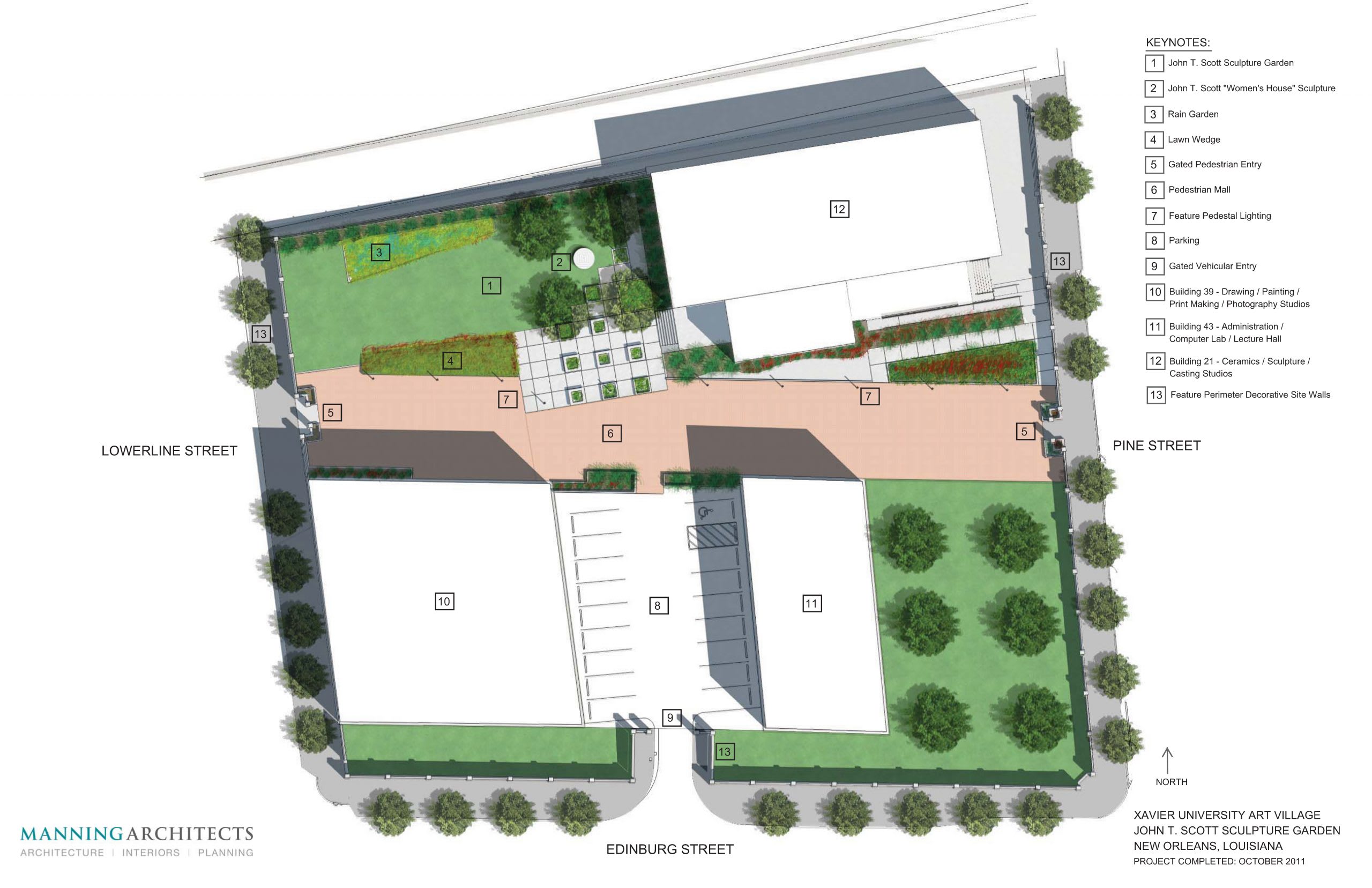 Xavier University Art Village – John T. Scott Sculpture Garden – Women’s House