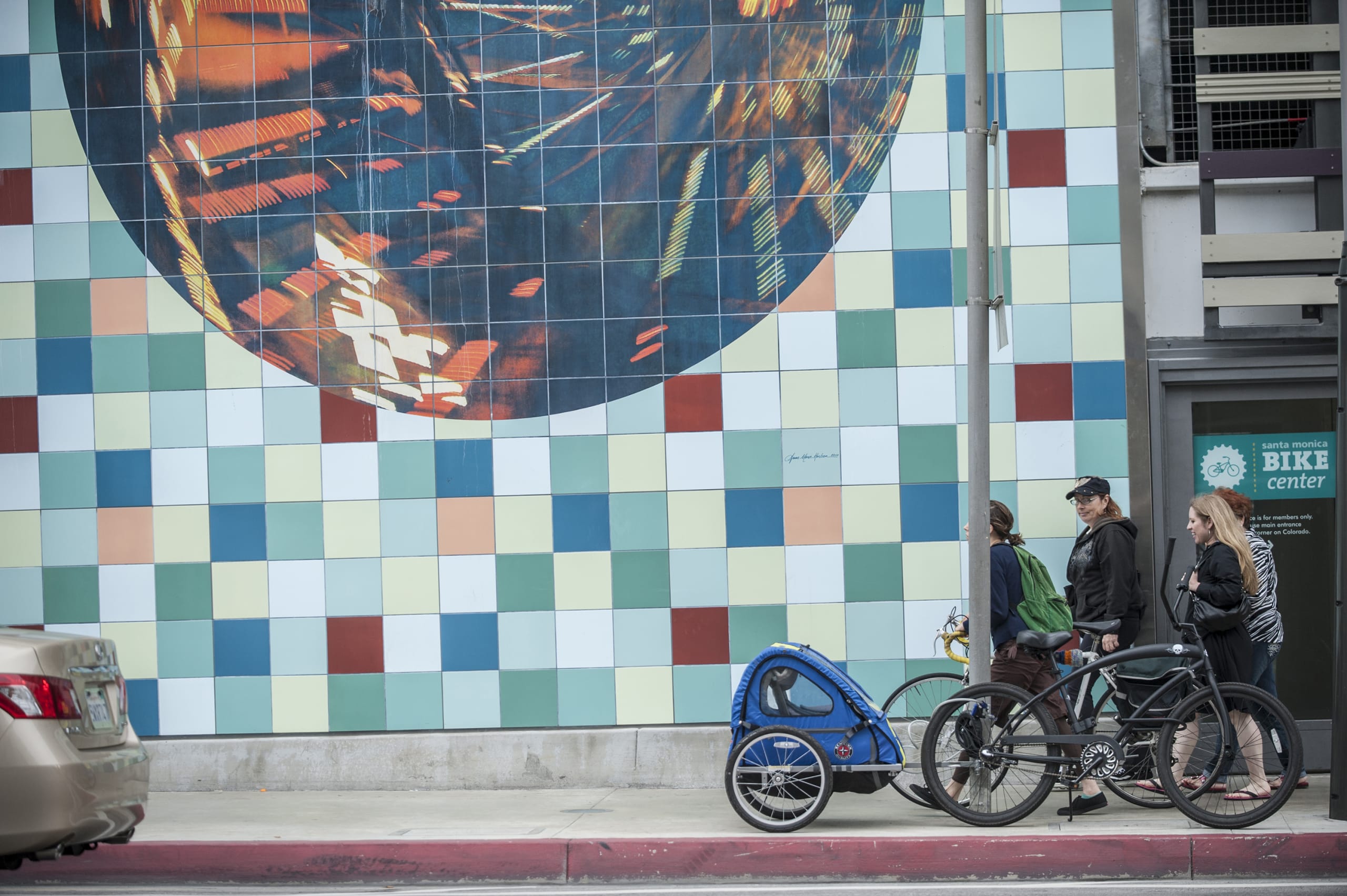 Wheels: Santa Monica Place Parking Garage