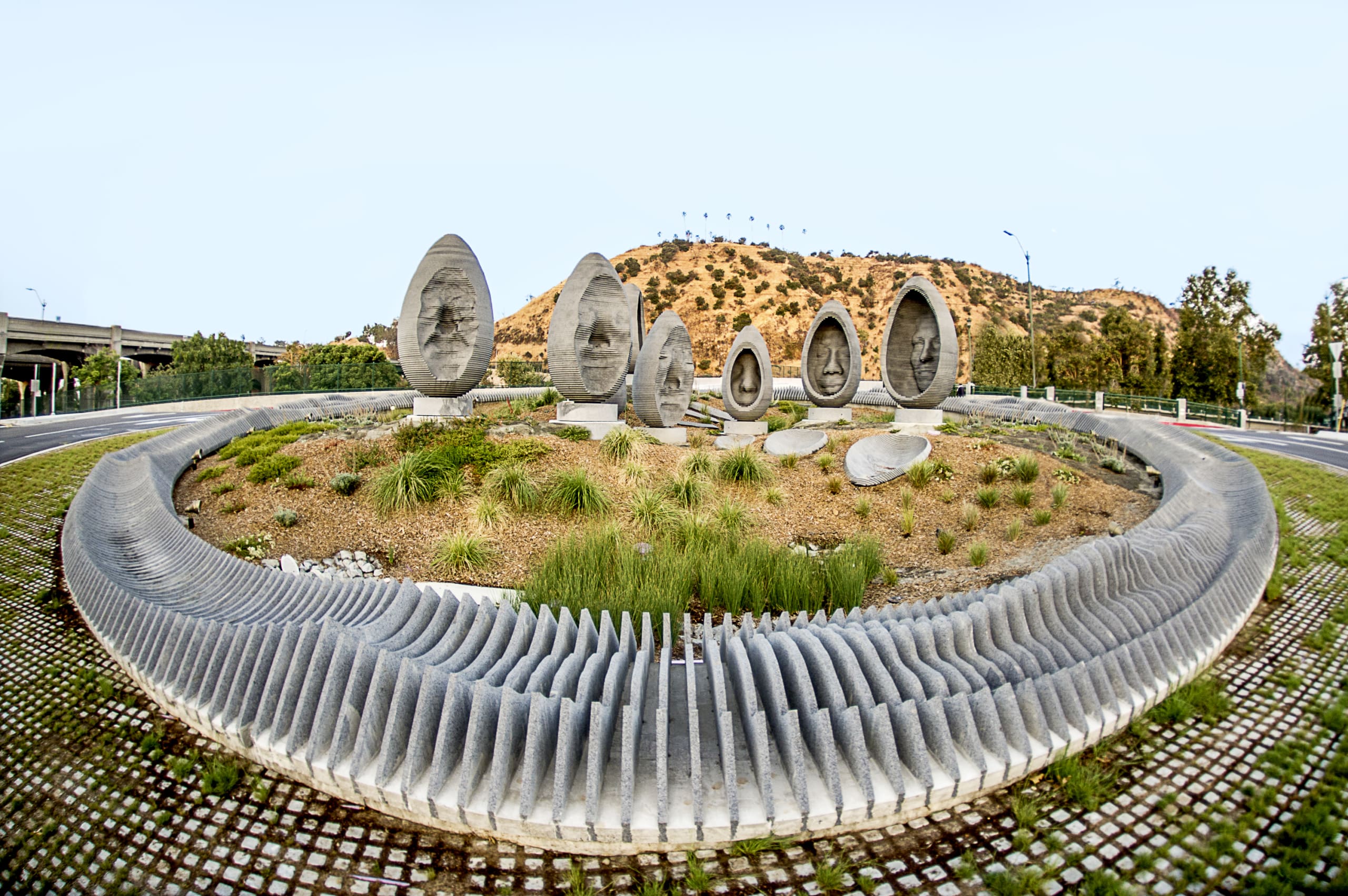 Riverside Roundabout: Faces of Elysian
