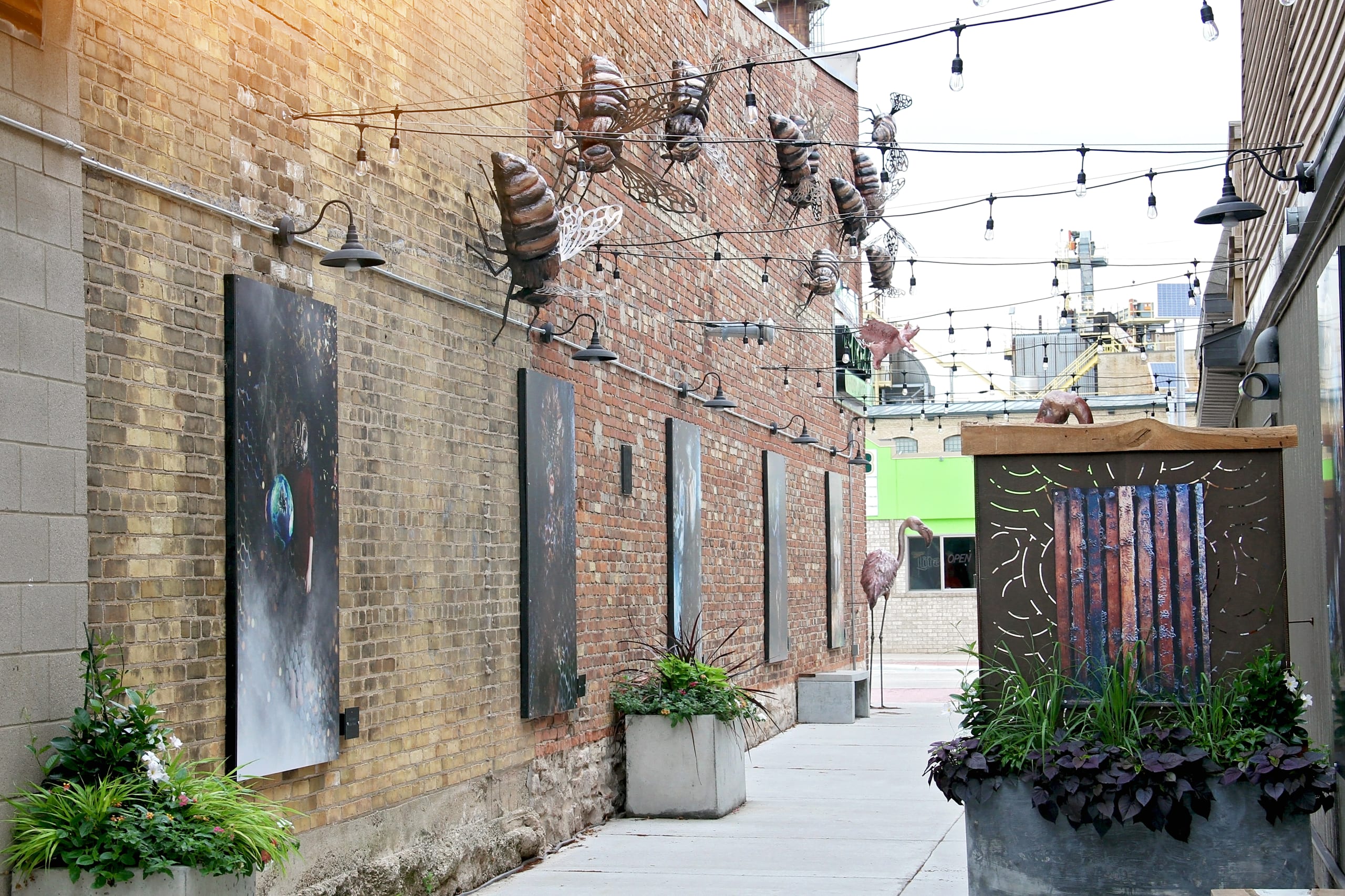 Art Alley in De Pere, WI.