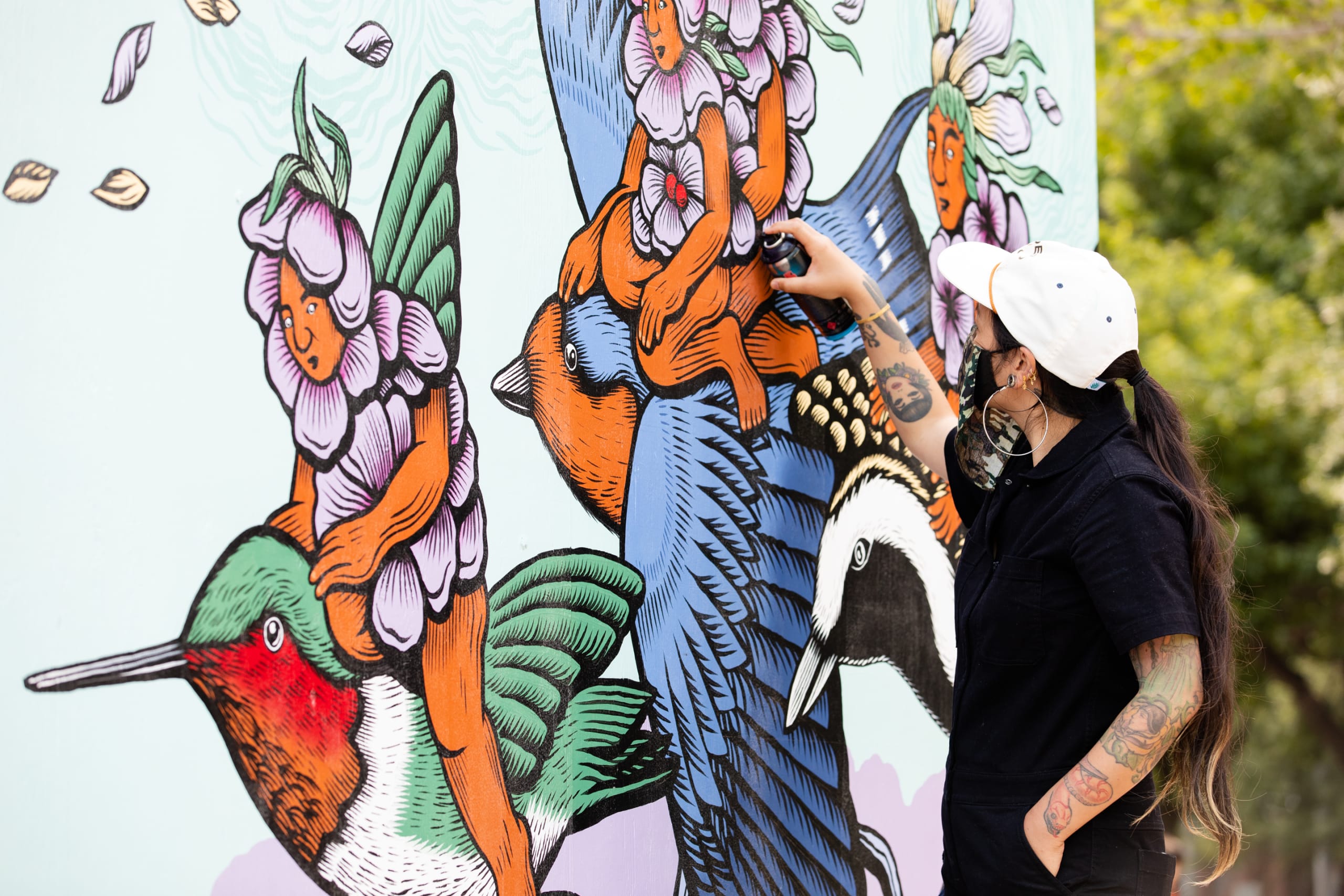 Earth Day Murals at Discovery Green